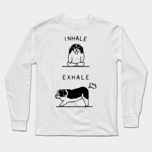 Inhale Exhale St. Bernard Long Sleeve T-Shirt